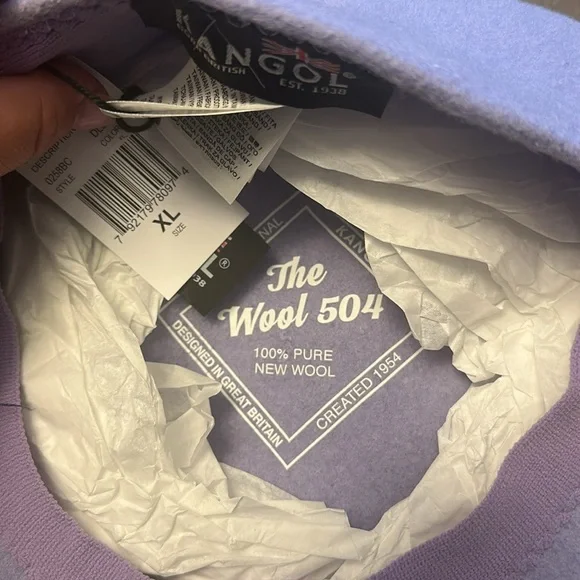 Kangol hat brand new with tags lavender
The wool 504 - Picture 4 of 4